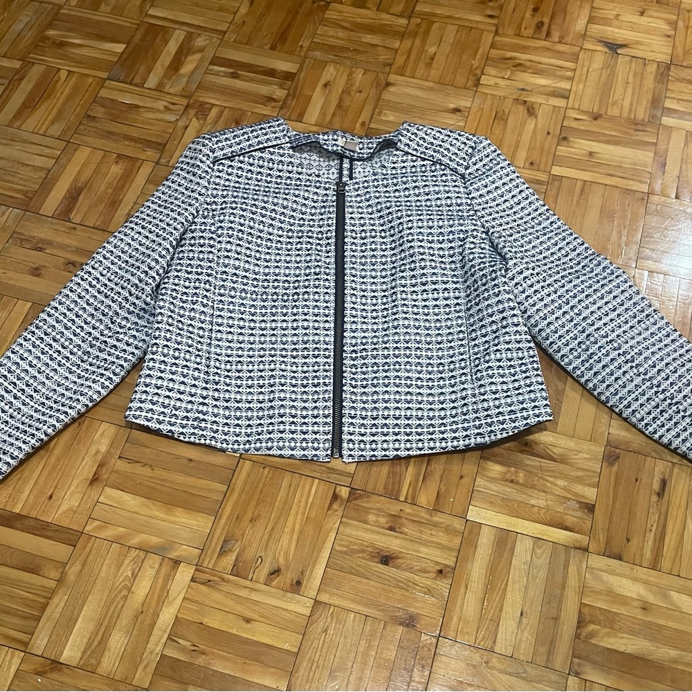 Jcrew Crop heart print Jcrew blazer